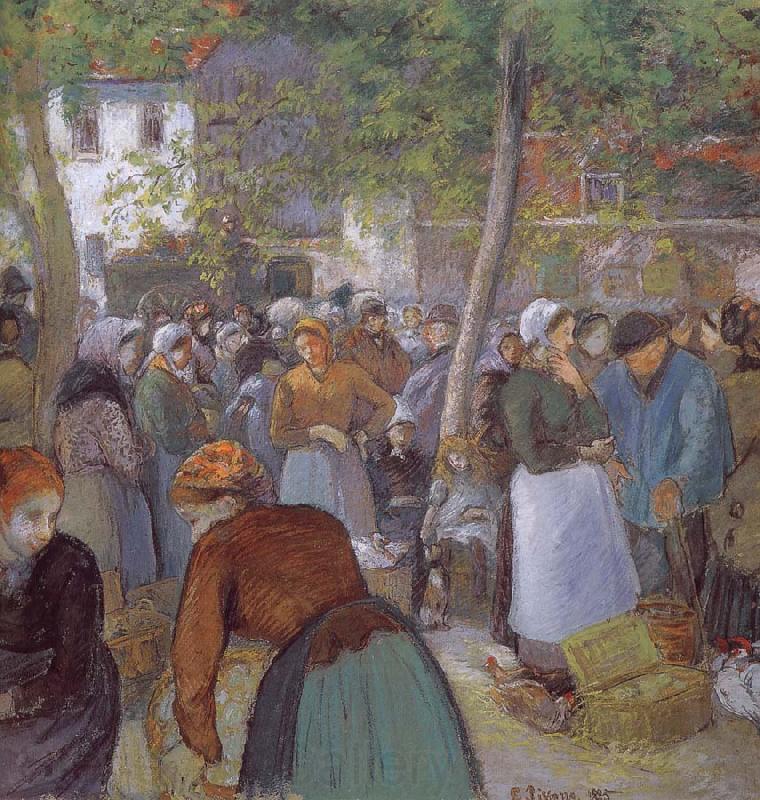 Camille Pissarro Market